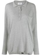 Snobby Sheep Long Sleeved Knitted Top - Grey