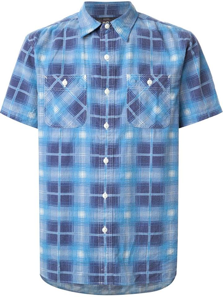 Rrl Checked Shortsleeved Shirt