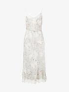 Zimmermann Floral Print Slip Dress, Women's, Size: 3, Grey, Viscose/polyester