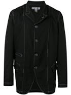 Comme Des Garçons Shirt - Contrast Trimming Blazer - Men - Cotton - L, Black, Cotton