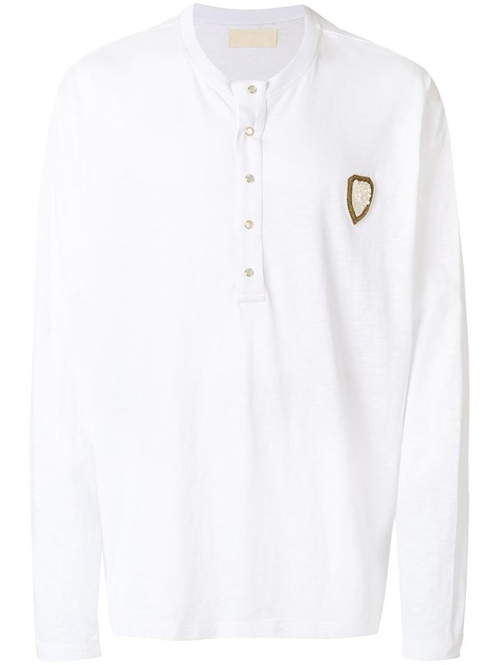Ih Nom Uh Nit Logo Patch T-shirt - White