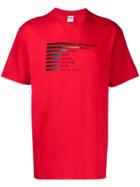 Supreme Chart Print T-shirt - Red