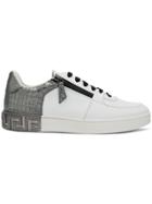 Versace Contrast Sneakers - White