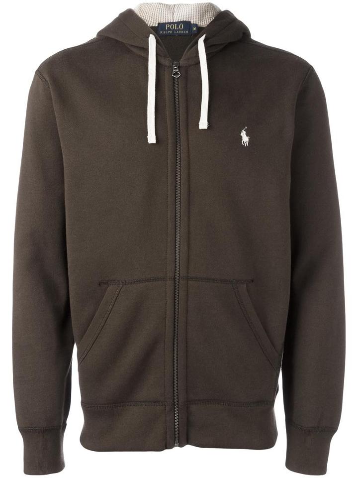 Polo Ralph Lauren Classic Hoodie, Men's, Size: Large, Brown, Cotton/polyester