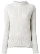 Erika Cavallini 'dolcevita Jodi' Pullover, Women's, Size: Large, Nude/neutrals, Cashmere/virgin Wool