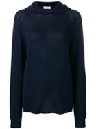 Ma'ry'ya Hooded Pullover - Blue