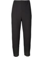 Issey Miyake Tapered Trousers, Women's, Size: 3, Black, Polyester/nylon/polyurethane