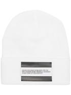 Calvin Klein Jeans Est. 1978 Logo Patch Beanie - White