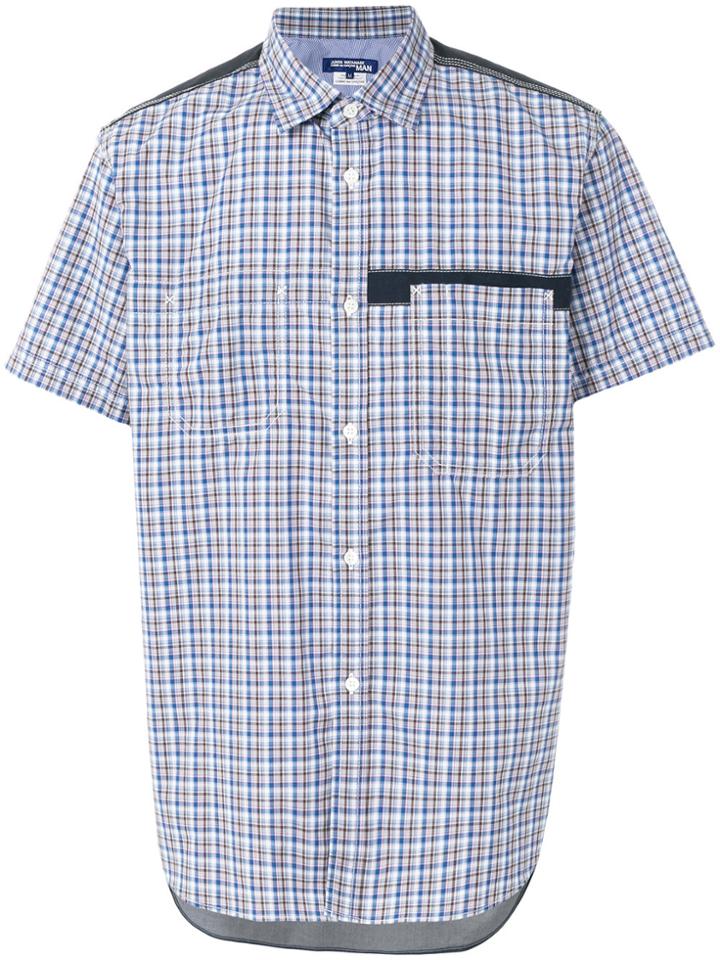 Junya Watanabe Man Plaid Short-sleeve Shirt - Multicolour