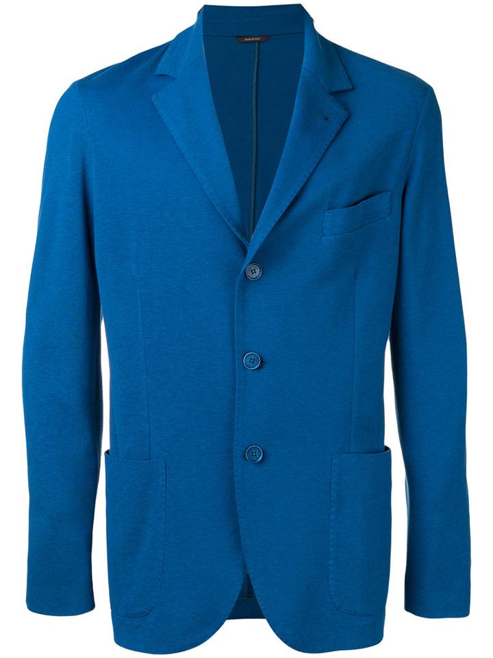 Loro Piana Light Sweater Jacket, Men's, Size: 50, Blue, Silk/cotton/linen/flax/goat Suede