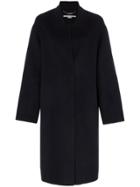 Stella Mccartney Oversized Peak Lapel Wool Coat - Blue