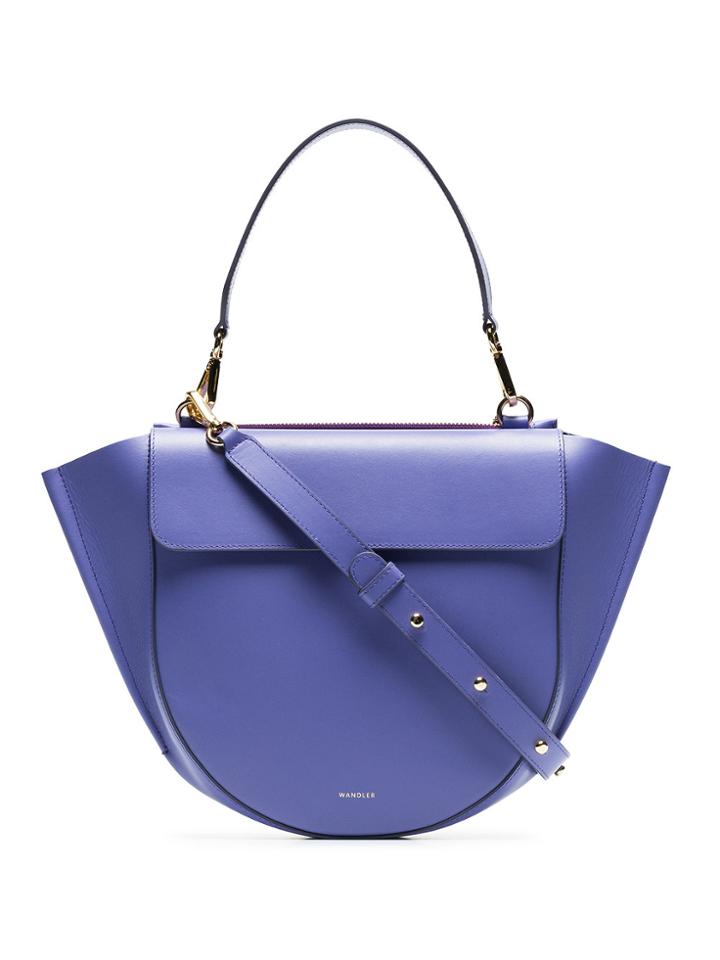 Wandler Lilac Hortensia Medium Studded Leather Bag - Pink & Purple