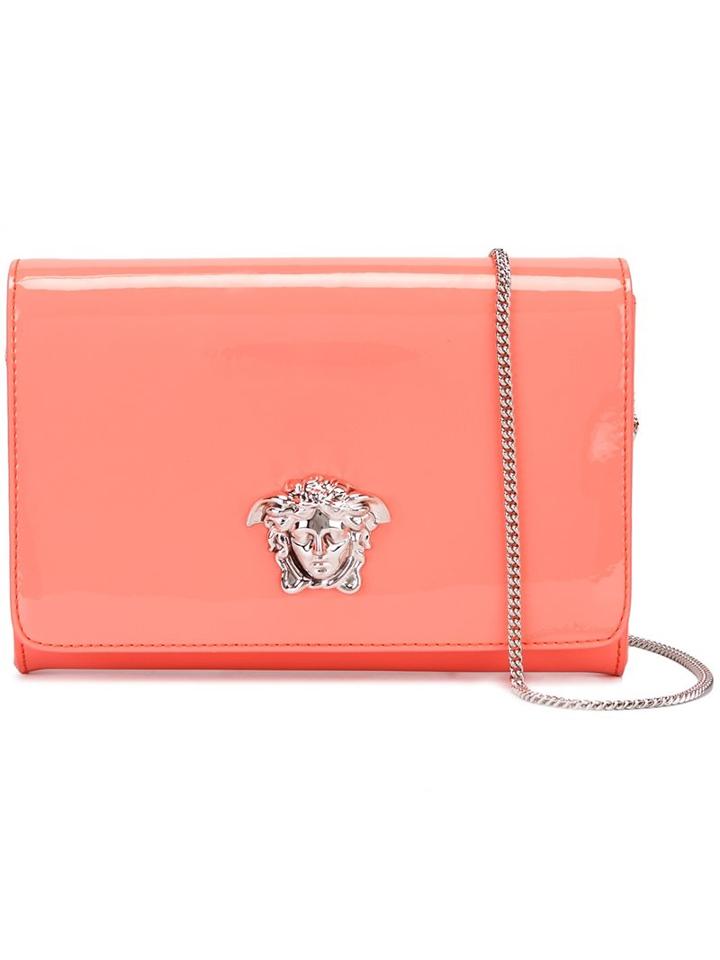Versace Medusa Clutch, Women's, Yellow/orange