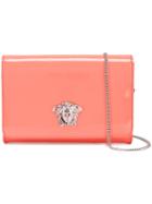 Versace Medusa Clutch, Women's, Yellow/orange