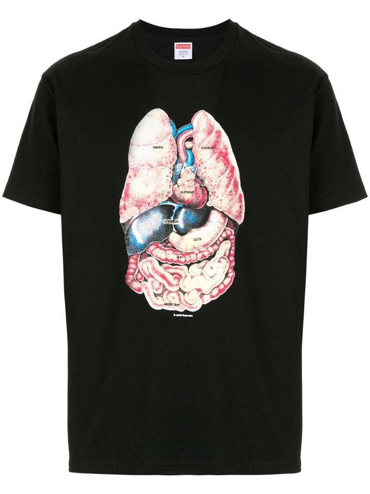 Supreme Guts Print T-shirt - Black