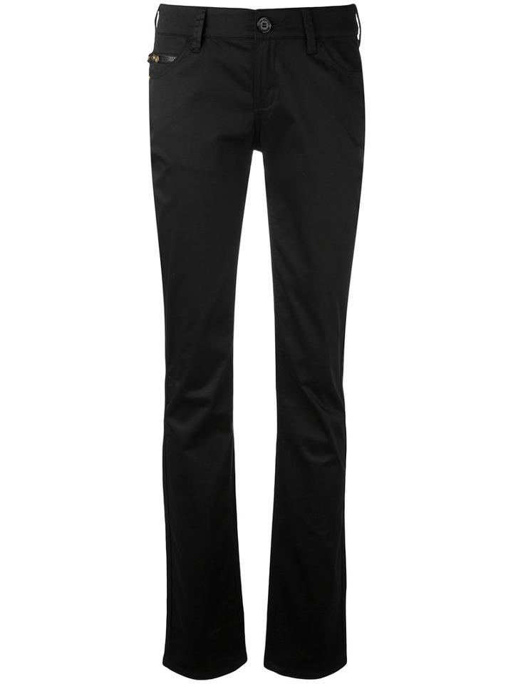 Classic Skinny Jeans - Women - Cotton/spandex/elastane - 28, Black, Cotton/spandex/elastane, Armani Jeans