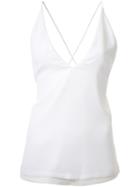 Dion Lee Panelled Cami Top, Women's, Size: 12, White, Polyester