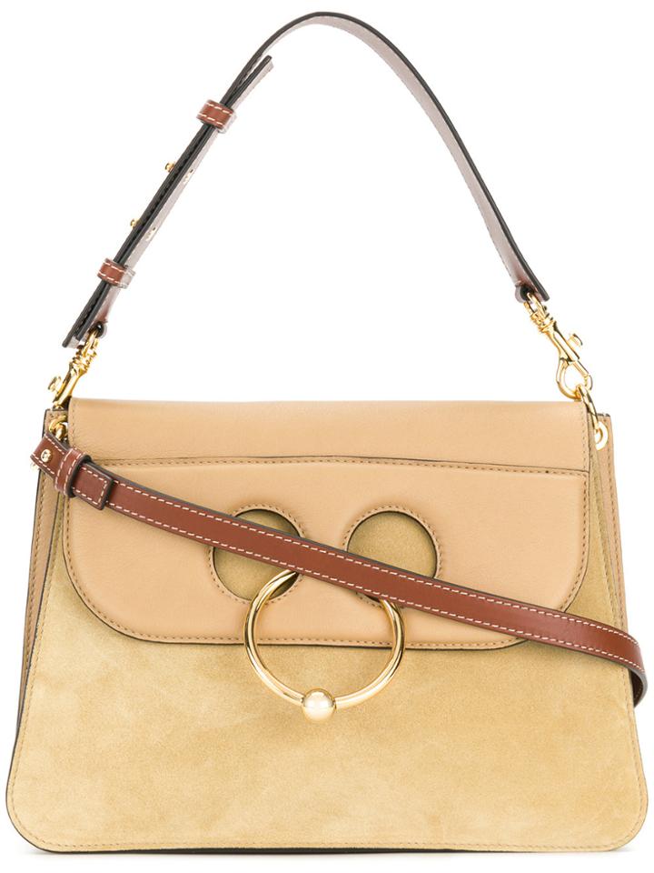 Jw Anderson Medium Pierce Shoulder Bag - Nude & Neutrals