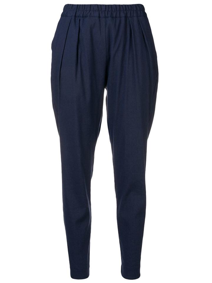 Maison Kitsuné Tapered Trousers - Blue