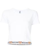 Moschino Logo Printed T-shirt - White