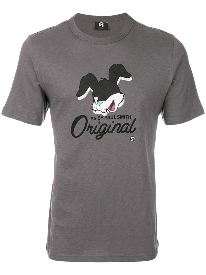 Ps By Paul Smith Logo Patch T-shirt - Grey
