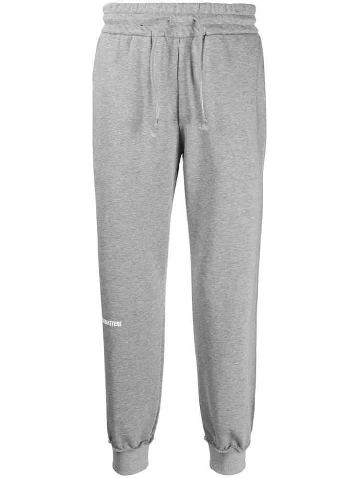 Wwwm Drawstring Track Trousers - Grey