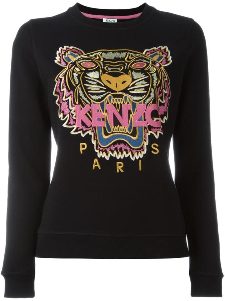 Kenzo 'tiger' Sweatshirt, Women's, Size: Small, Black, Cotton