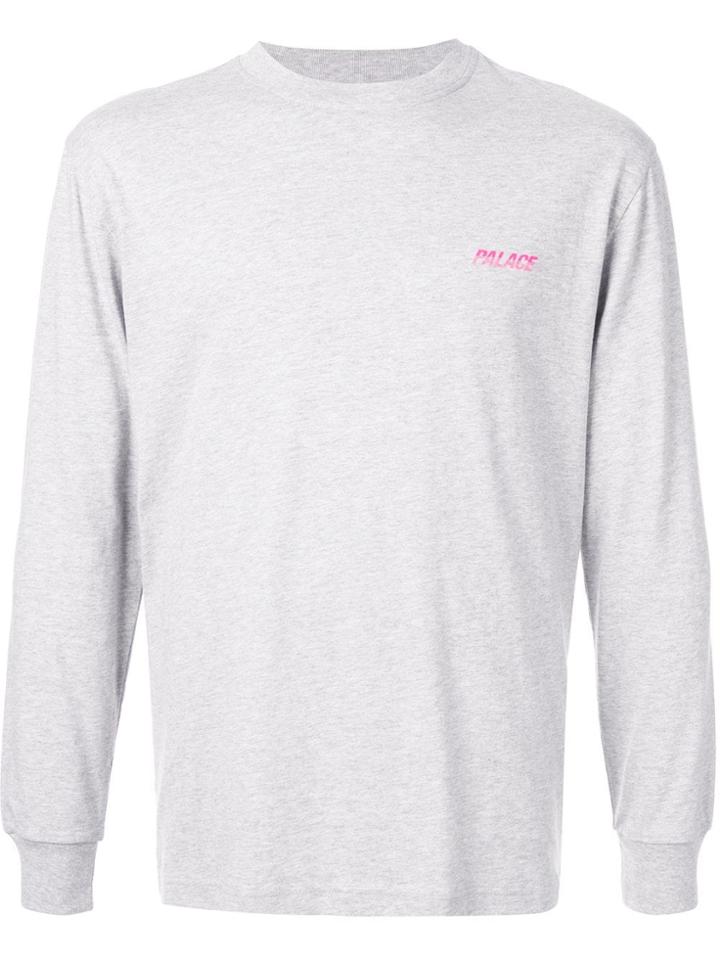 Palace Line Stripe T-shirt - Grey