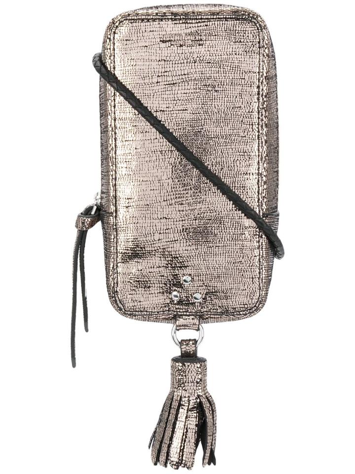 Jérôme Dreyfuss Metallic Tassel Mini Bag - Grey