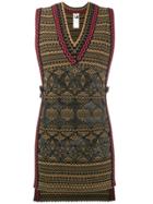 Fendi Embroidered Knitted Vest - Multicolour