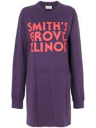 Aries Oversized Sweater Dress - Pink & Purple