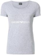 Ea7 Emporio Armani Embellished Logo T-shirt - Grey