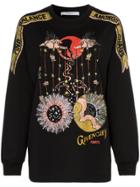 Givenchy Graphic Print Crew Neck Jumper - Black