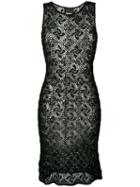 Dolce & Gabbana Pre-owned Sleeveless Crochet Dress - Black