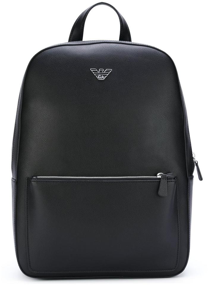 Emporio Armani Zip Up Backpack