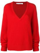 Iro Evolution Ribbed Knit Sweater - Red