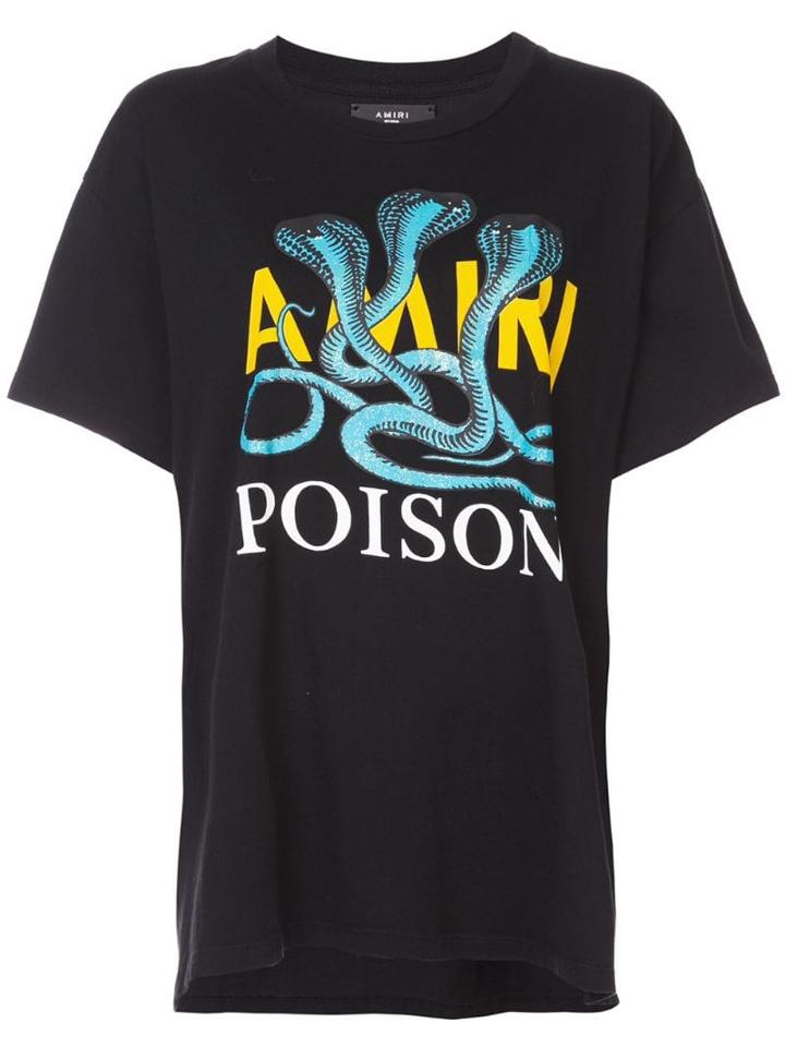 Amiri Printed Logo T-shirt - Black