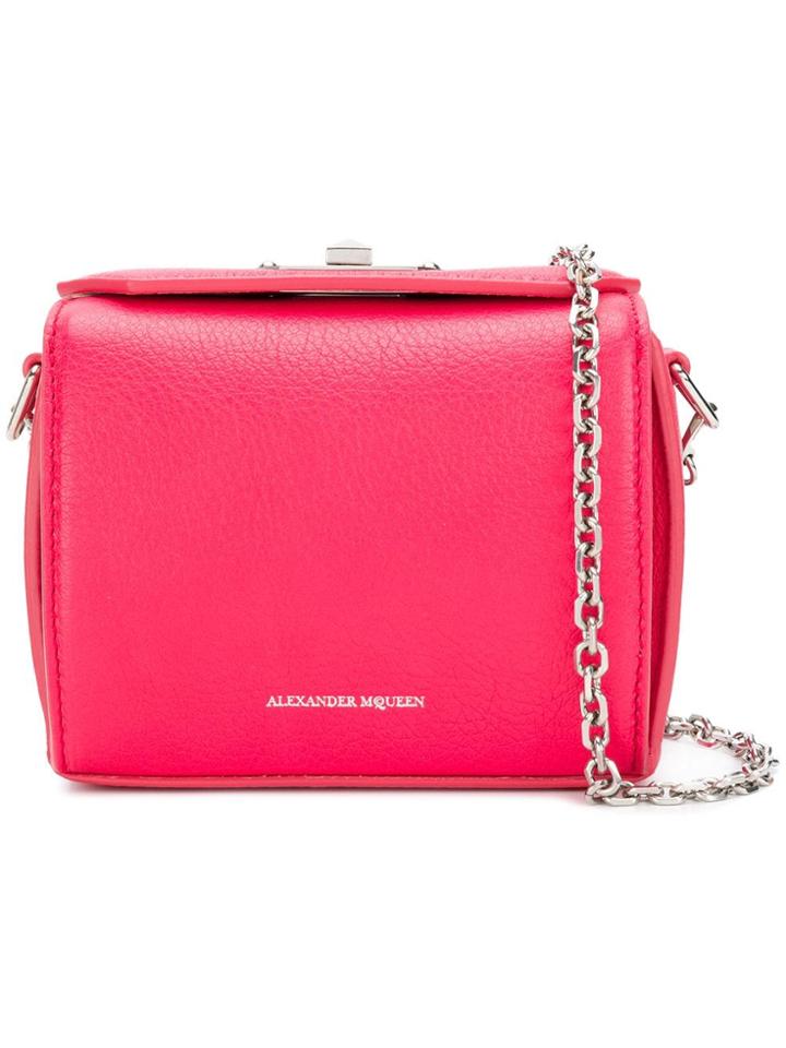 Alexander Mcqueen Mini Box Shoulder Bag - Pink