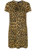 Dsquared2 Leopard Print T-shirt Dress - Brown