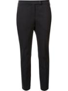 Brunello Cucinelli Cropped Trousers, Women's, Size: 44, Grey, Wool