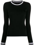 Rag & Bone Contrast-trim Sweater - Black