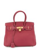 Hermès Pre-owned Birkin 30 Handbag - Red