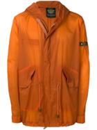 Mr & Mrs Italy Mid-length Raincoat - Orange