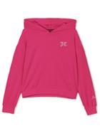 Juicy Couture Kids Swarovski Personalisable Velour Hooded Pullover -