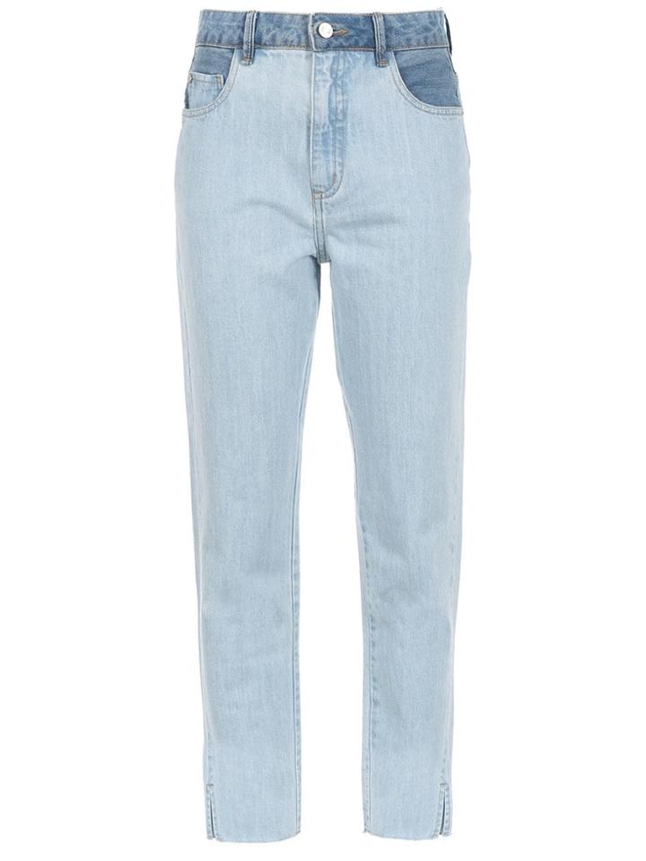 Nk Collection Straight Jeans - Blue