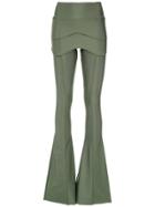 Andrea Bogosian Flared Trousers - Green