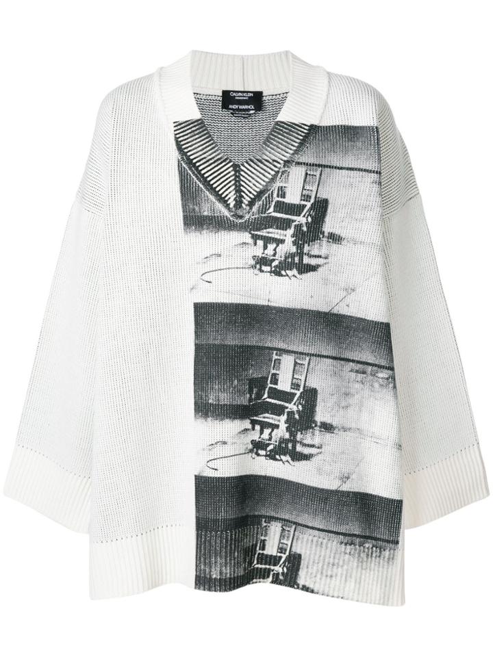 Calvin Klein 205w39nyc Andy Warhol Print Jumper - White
