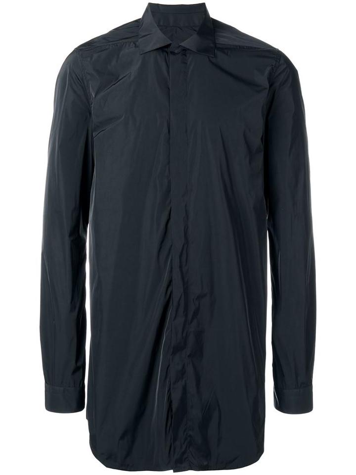 Rick Owens Office Shirt, Men's, Size: 52, Black, Polyester