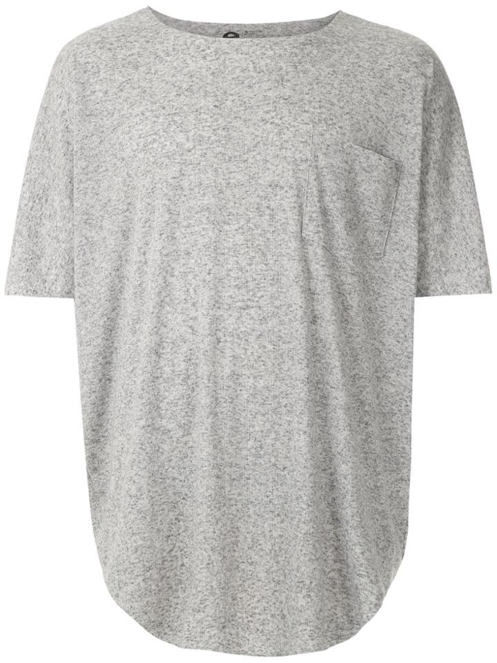 Osklen Eco Wide Ribbed T-shirt - Grey