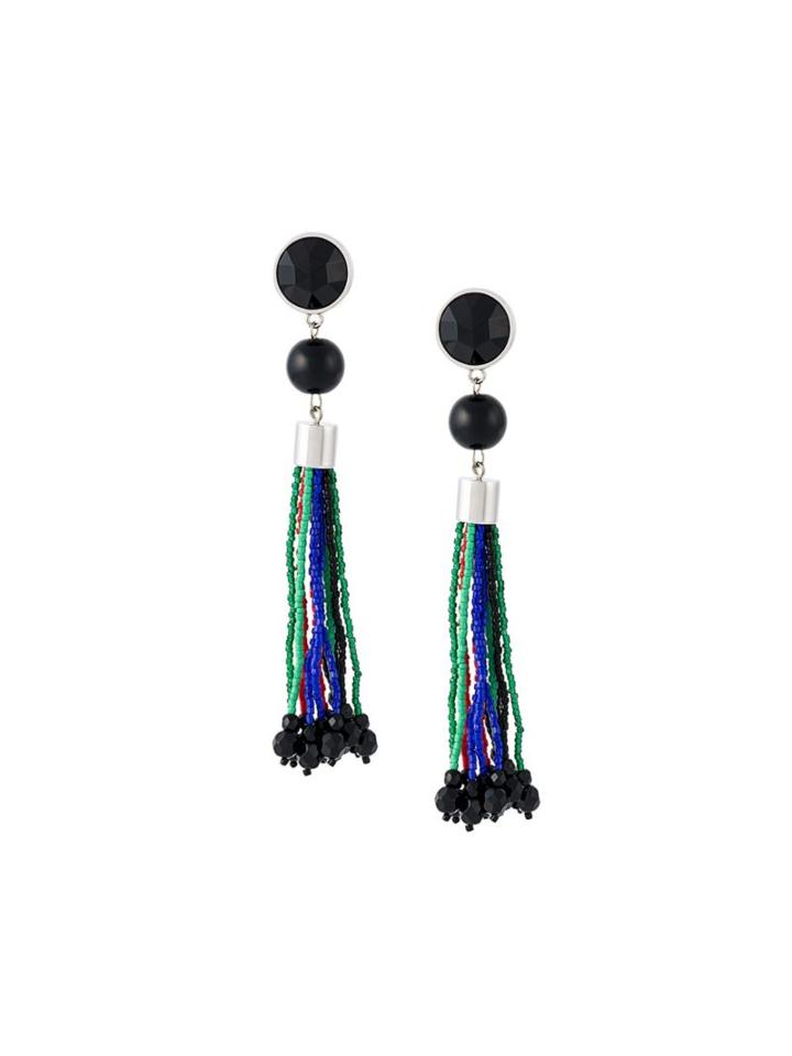Giorgio Armani Beaded Tassel Earrings